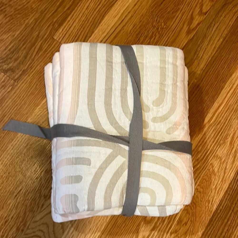 Anthropologie Marleigh Quilt Set of 2 King Shams